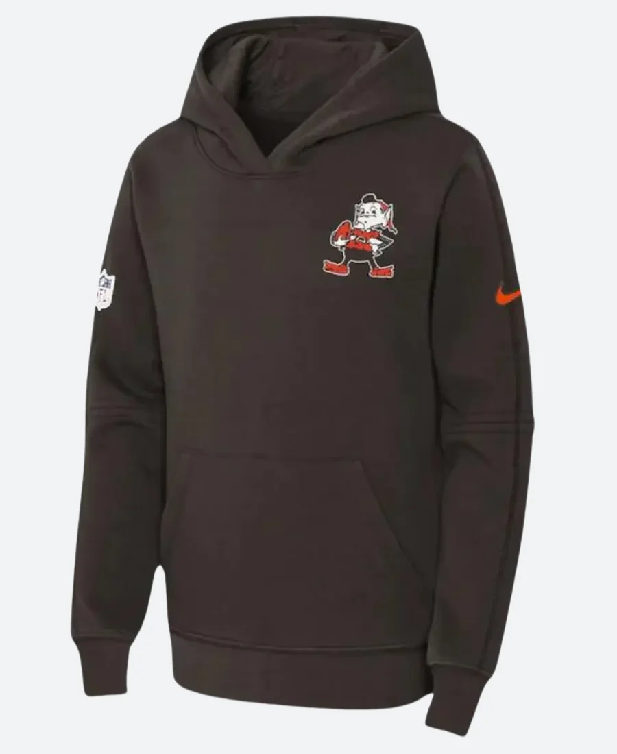 Cleveland Browns Foot Ball Hoodie Front Image