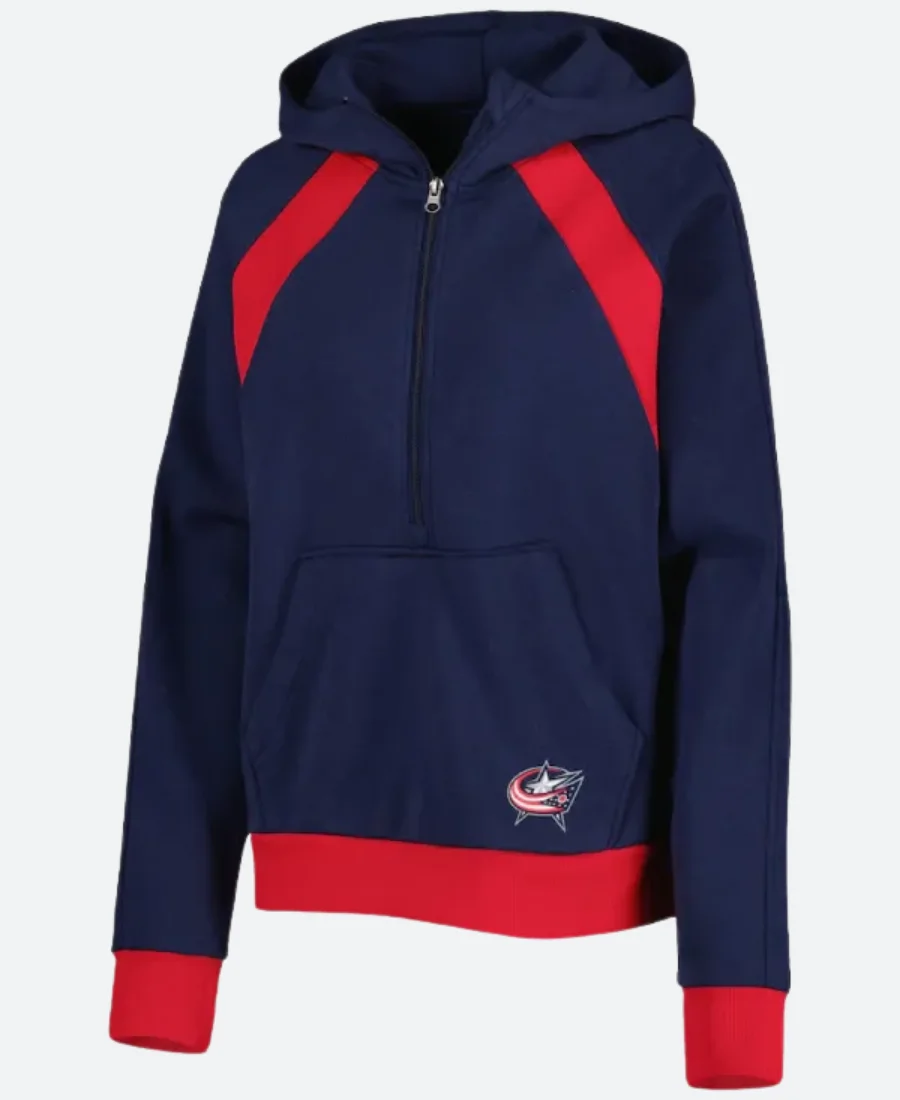 Columbus Blue Jackets Quarter Zipper Jacket