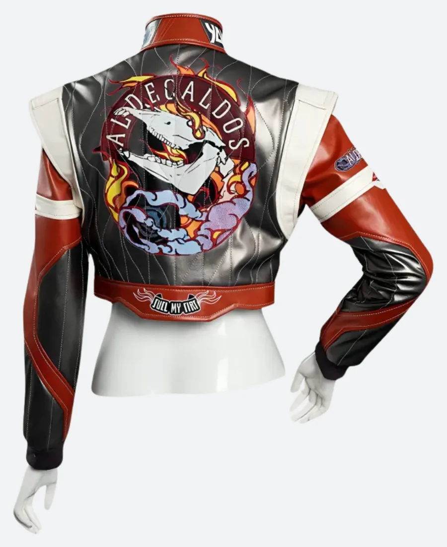 Cyberpunk 2077 Panam Palmer Leather Jacket Back Image