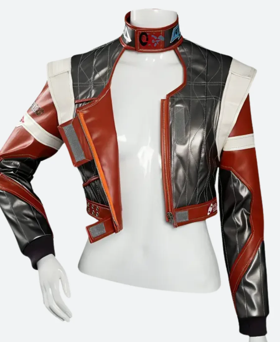 Cyberpunk 2077 Panam Palmer Leather Jacket Front Image