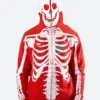 Dead Serious Skeleton Hoodie Front Image