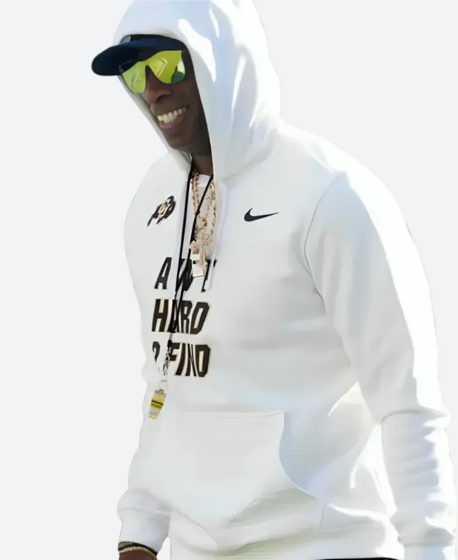 Deion Sanders I Ain’t Hard 2 Find Hoodie Side Image