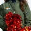 Denver Broncos Cheerleaders Bomber Jacket Front Image