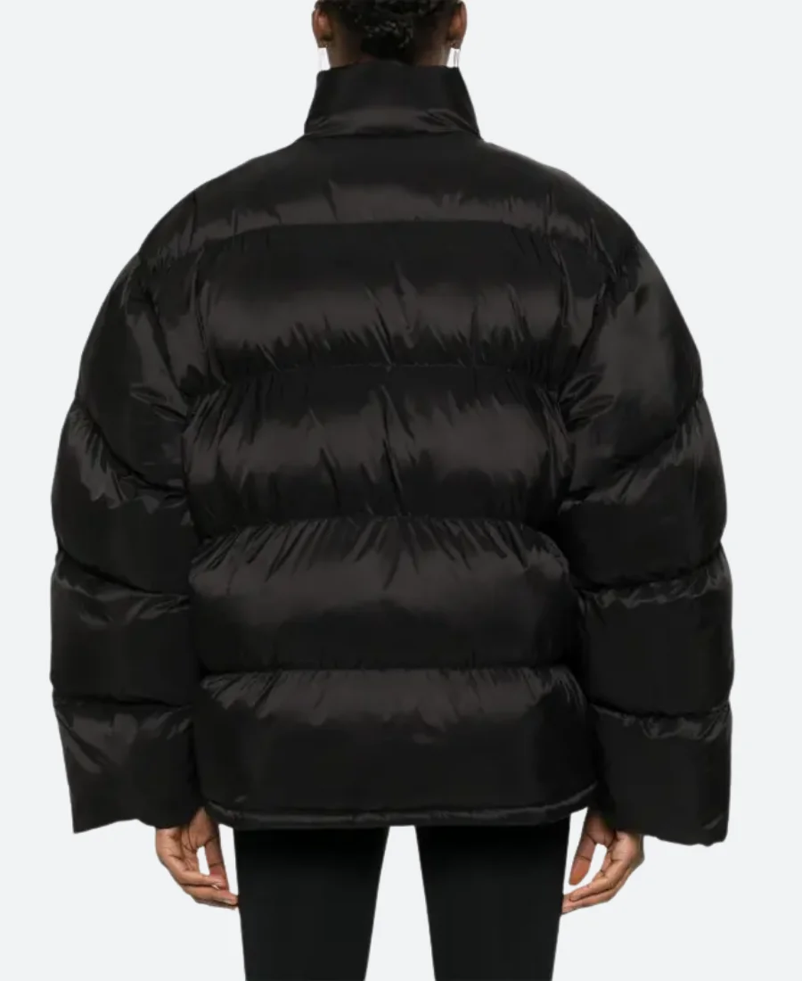 Devin Haney 3B Sports Puffer Jacket Back Image