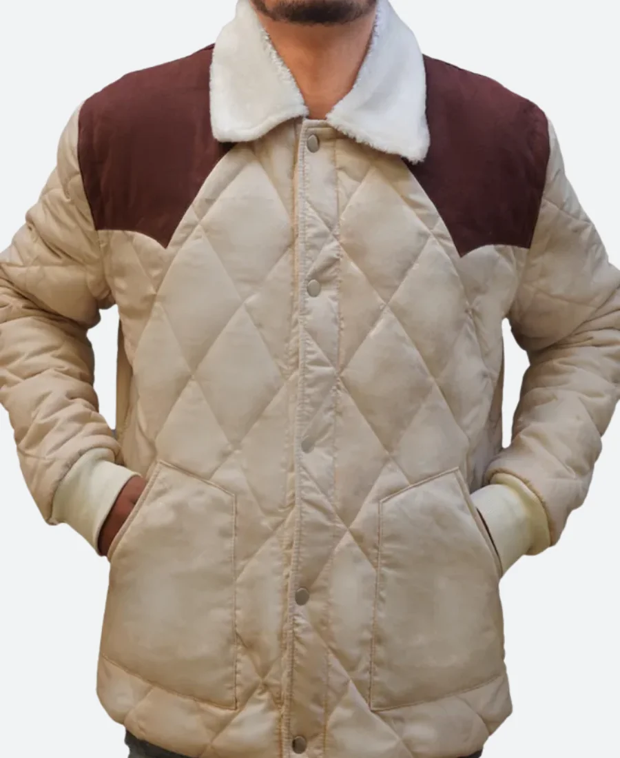 Emily in Paris Season 04 Gabriel Quilted Jacket Full IMAge