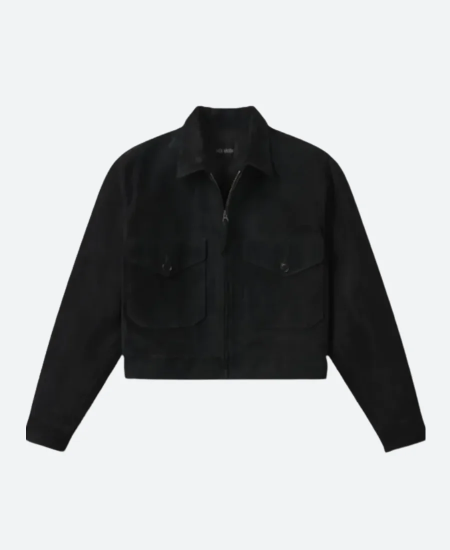 FBI Most Wanted S05 Nina Chase Suede Leather jacket Front Image