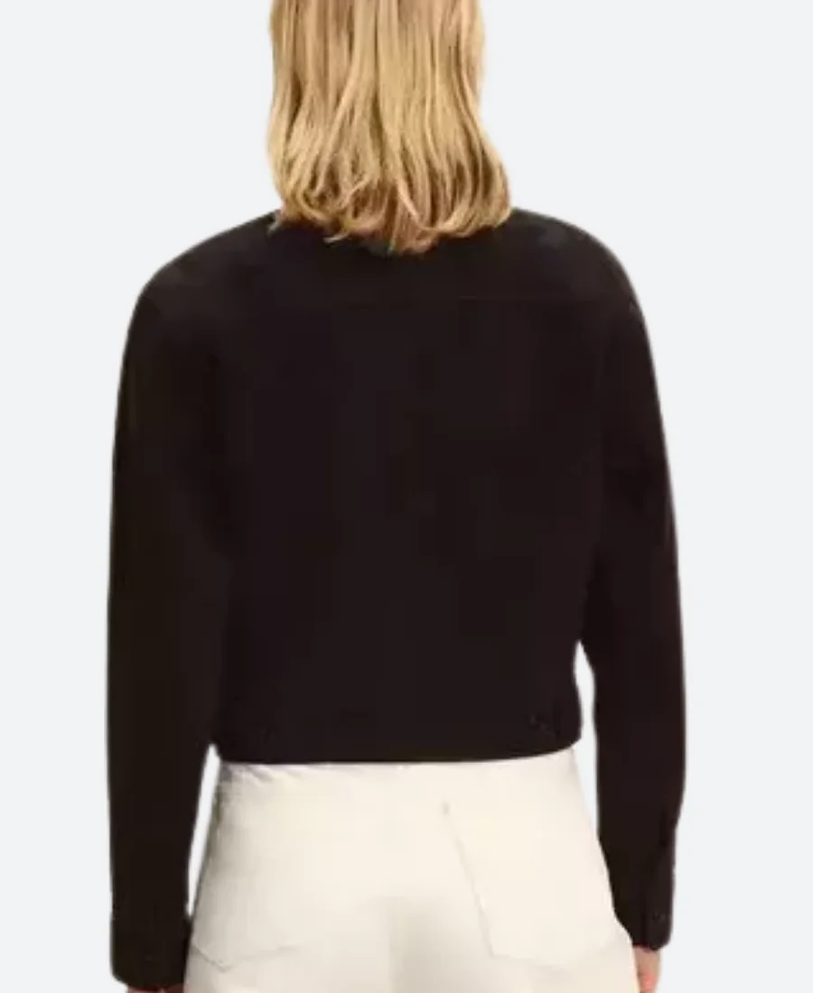 FBI Most Wanted S05 Nina Chase Suede Leather jacket back Image