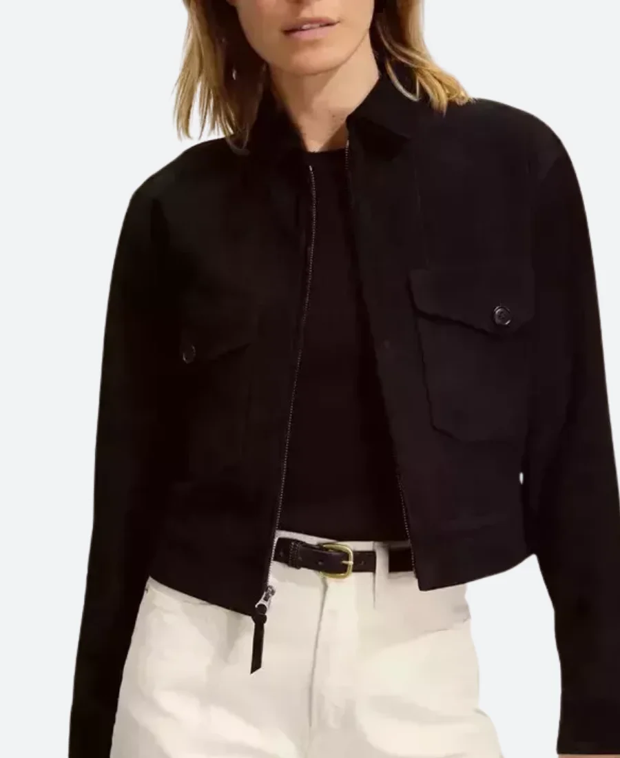 FBI Most Wanted S05 Nina Chase Suede Leather jacket - Image 3