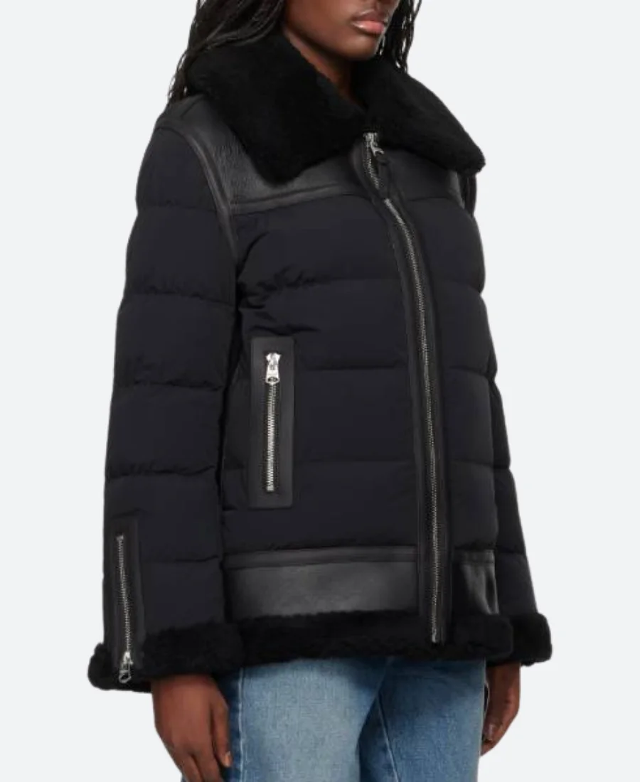 FBI Most Wanted S06 Nina Chase Puffer Jacket Side Image