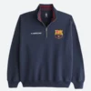 FC Barcelona Graphic Half-Zip Sweatshirt Front Image