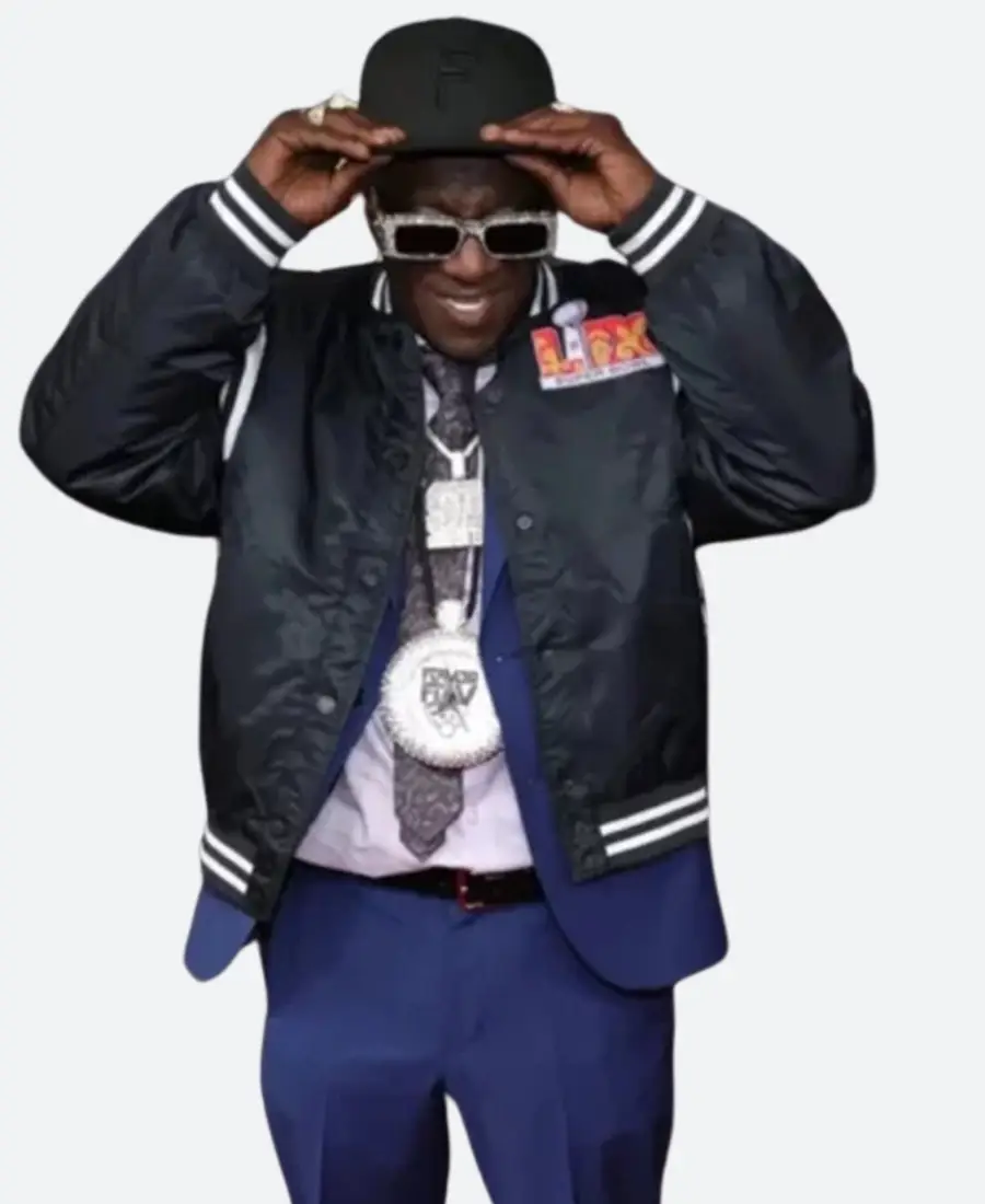 Flavor Flav 14th Annual Honors Super Bowl LIX Jacket Front Image