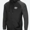 Florida Gators Blackout Black Raglan Hooded Jacket Front Image