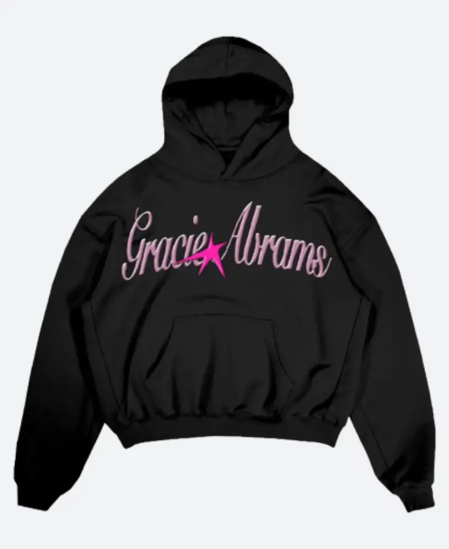 Gracie Abrams Black Hoodie Front Image