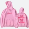 Gracie Abrams Pink Hoodie.