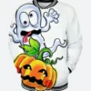 Halloween Pumpkin Print Jacket Front Image