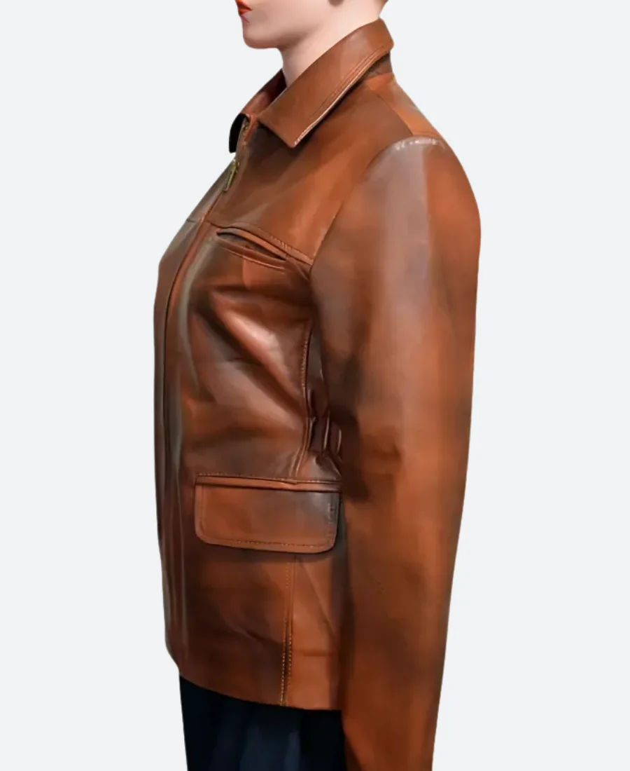 Hunger Games Katniss Everdeen Leather Jacket - Image 4