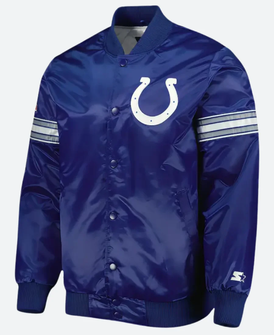 Indianapolis Colts Varsity Jacket Front Image