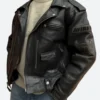 James Dean X Avirex Death Cult Leather Jacket Front Image