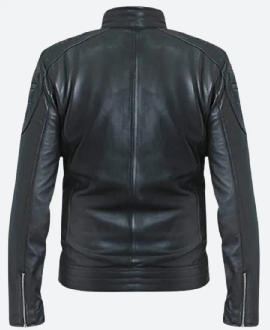 Jensen Huang Black Leather Jacket - Image 3