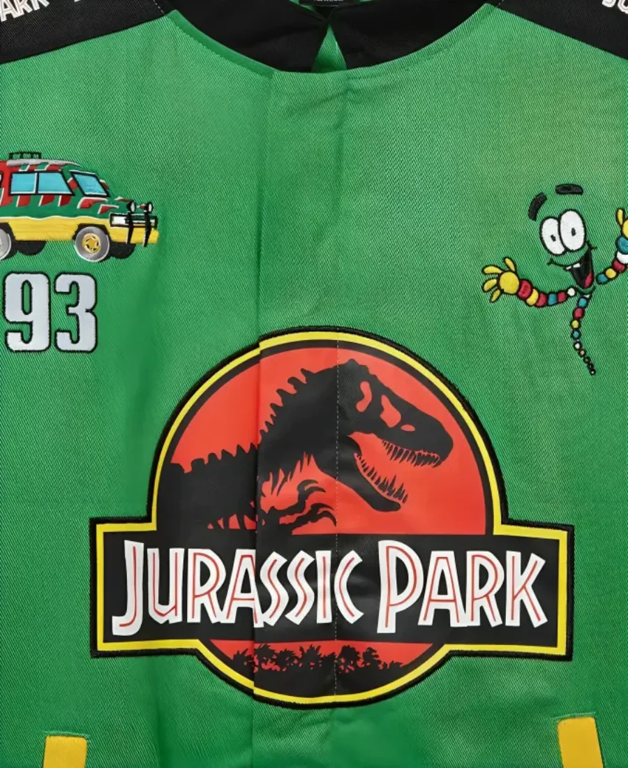 Jurassic Park Jeep Racing Jacket Logo Image