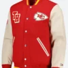 Kansas City Chiefs Letterman Varsity Jacket Front Image