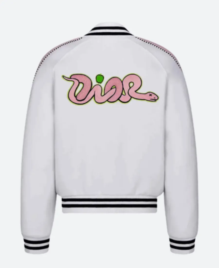 Kylian Mbappe Varsity Jacket Back image