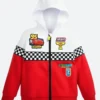 Lightning Mcqueen Zipper Hoodie Front Image
