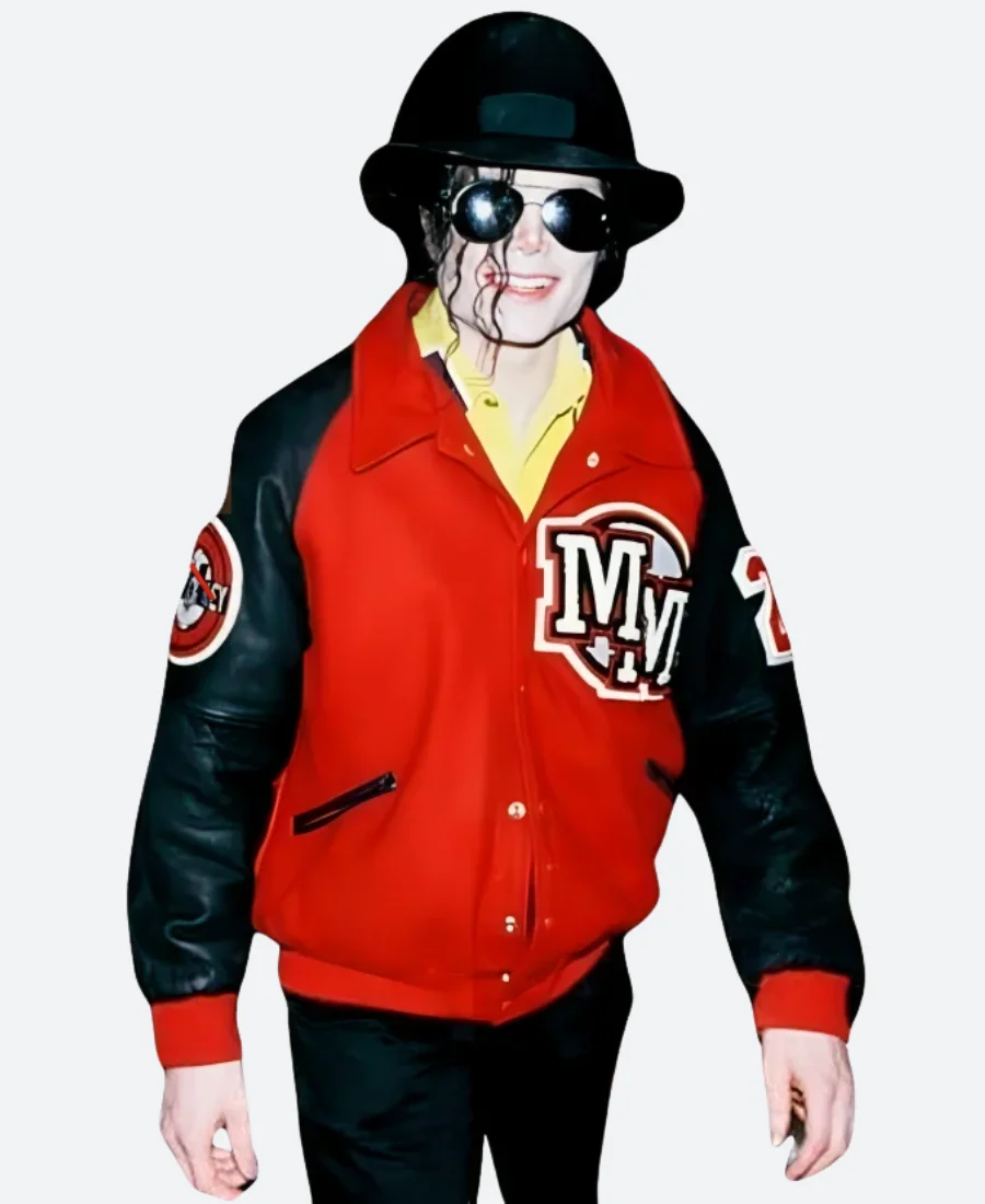 Michael Jackson X Mickey Mouse Varsity Jacket