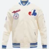 Montreal Expos Retro Varsity Jacket Front Image