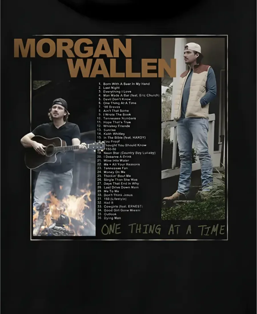 Morgan Wallen One Thing At A Time Hoodie Logo Image