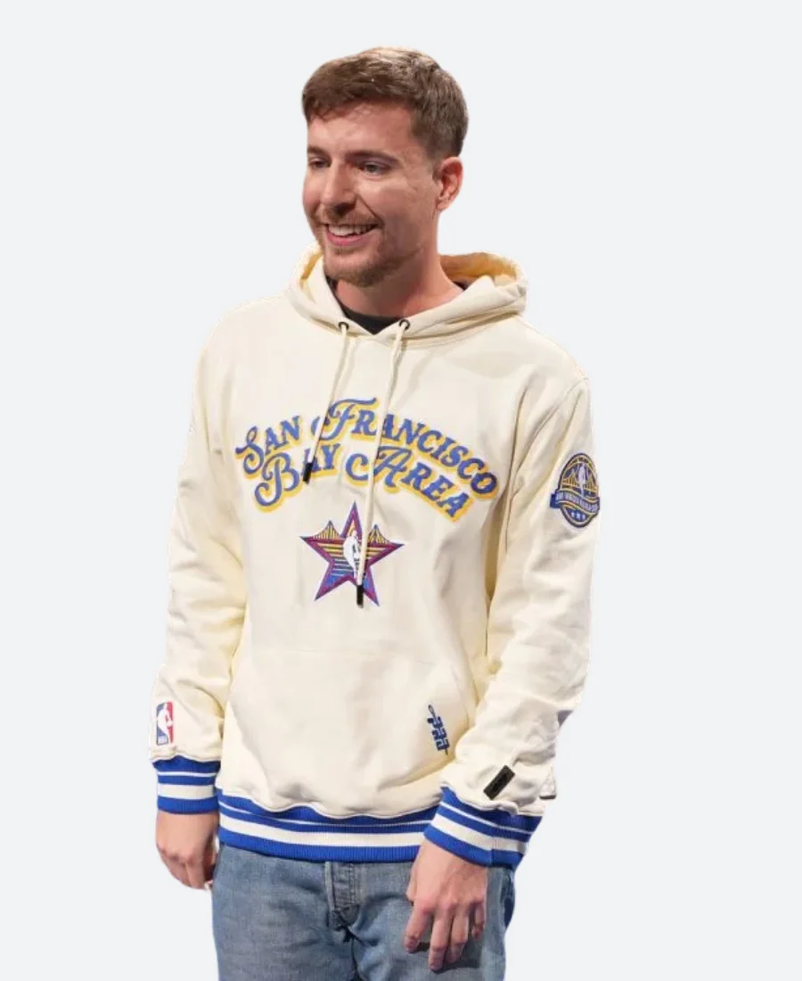 Mr.Beast 74th NBA All Star SF X Bay Area Hoodie Front Image