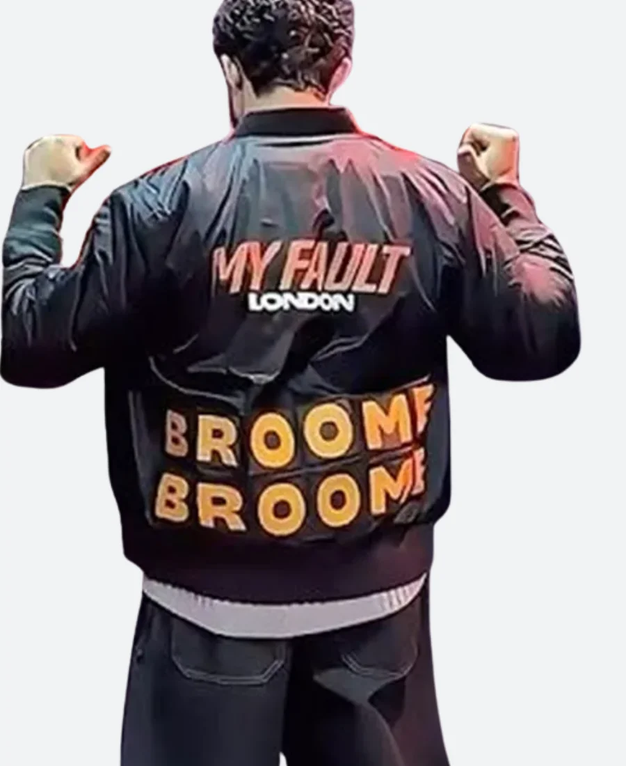 My Fault London Matthew Broome Bomber Jacket Back Image