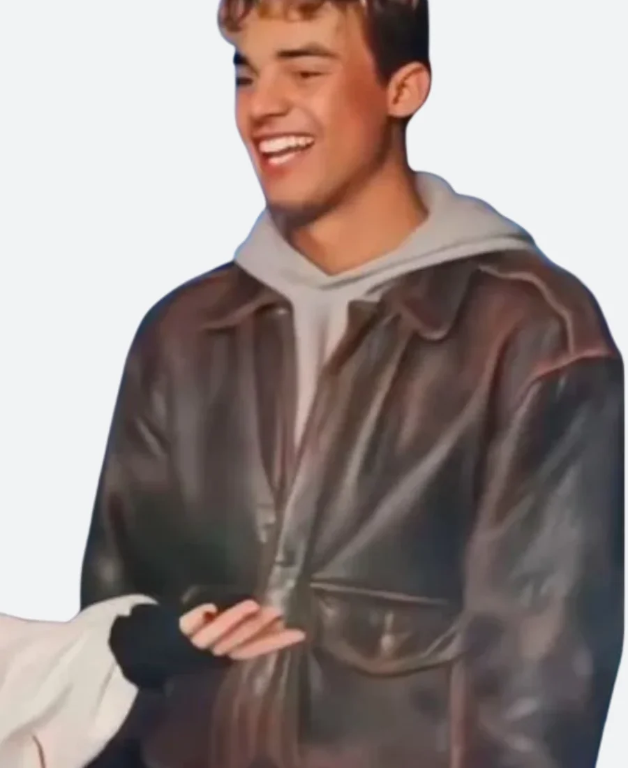 My Fault London Nick Leather Jacket Side Image