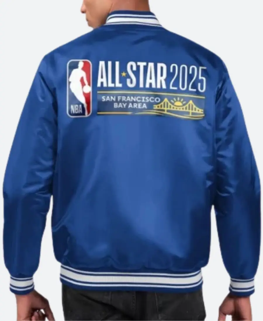 NBA All-Star Game Starter Varsity Jacket Back Image