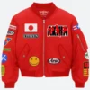 Neo-Tokyo Akira Red Bomber Jacket Front Image
