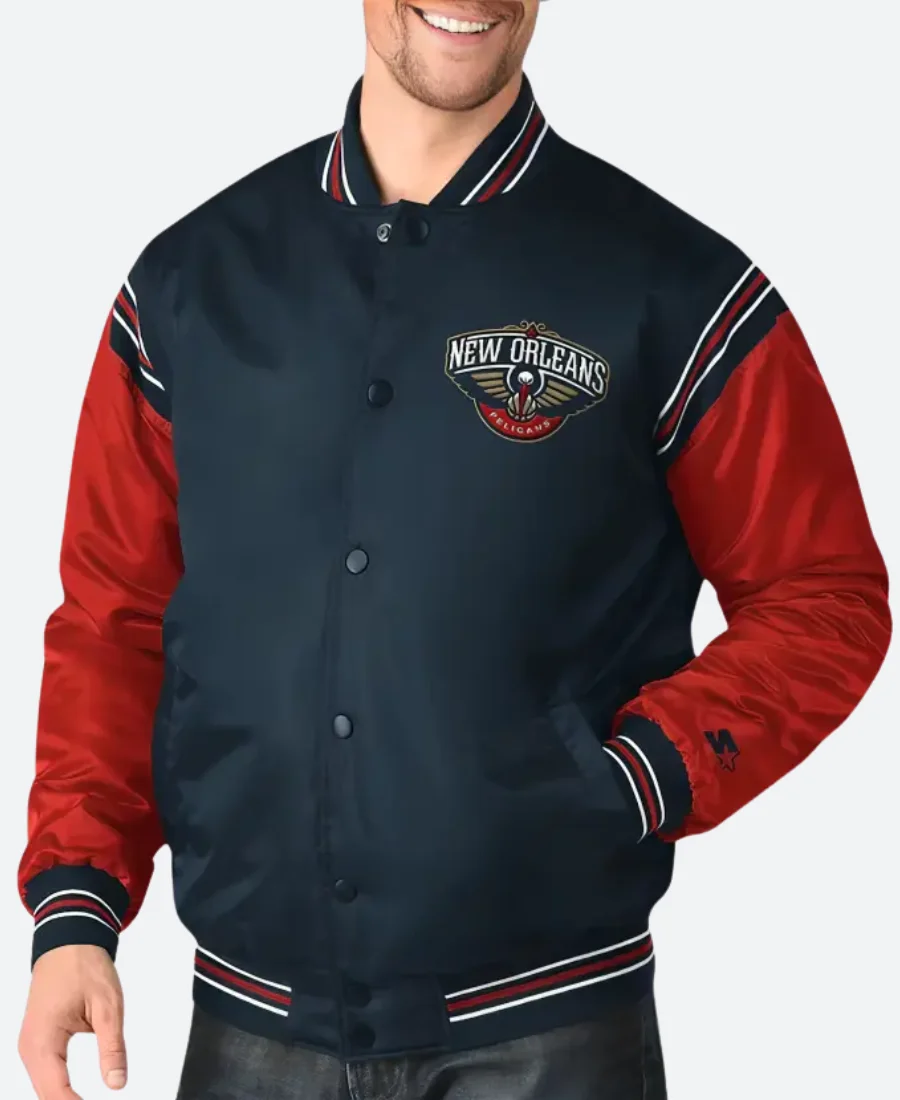 New Orleans Pelicans The Enforcer Letterman Varsity jacket