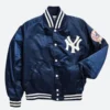 New York Yankees 90s Letterman Varsity Jacket Fronnt Image