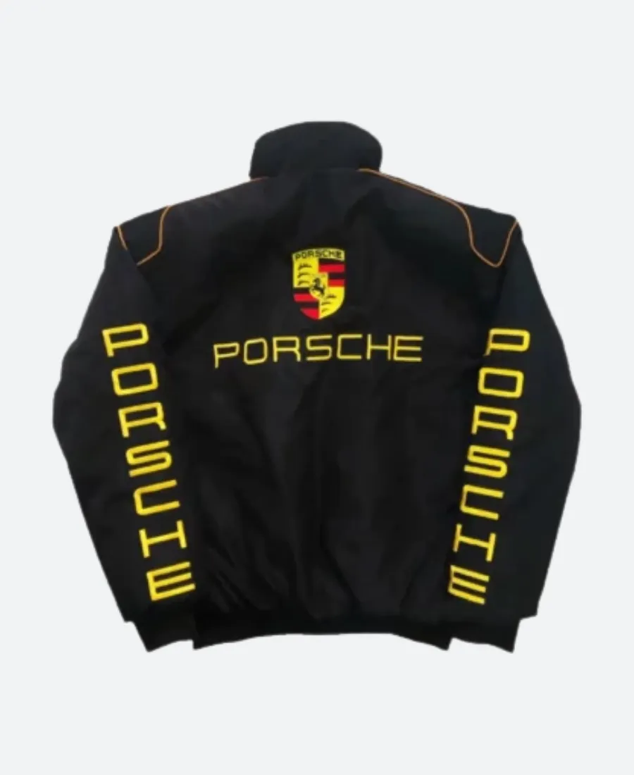 Vintage Porsche F1 Racing Jacket Back Image