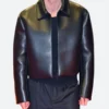 Robert Pattinson Mickey 17 Leather Jacket Front Image