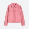 Rose Pink Denim Jacket