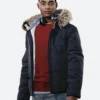 Spider-Man Miles Morales Hooded Coat Front Image