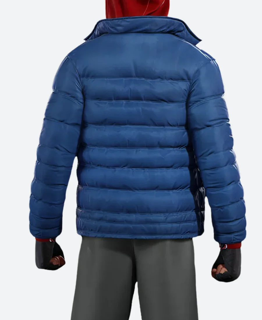 Spider-Man Puffer Jacket Back Image