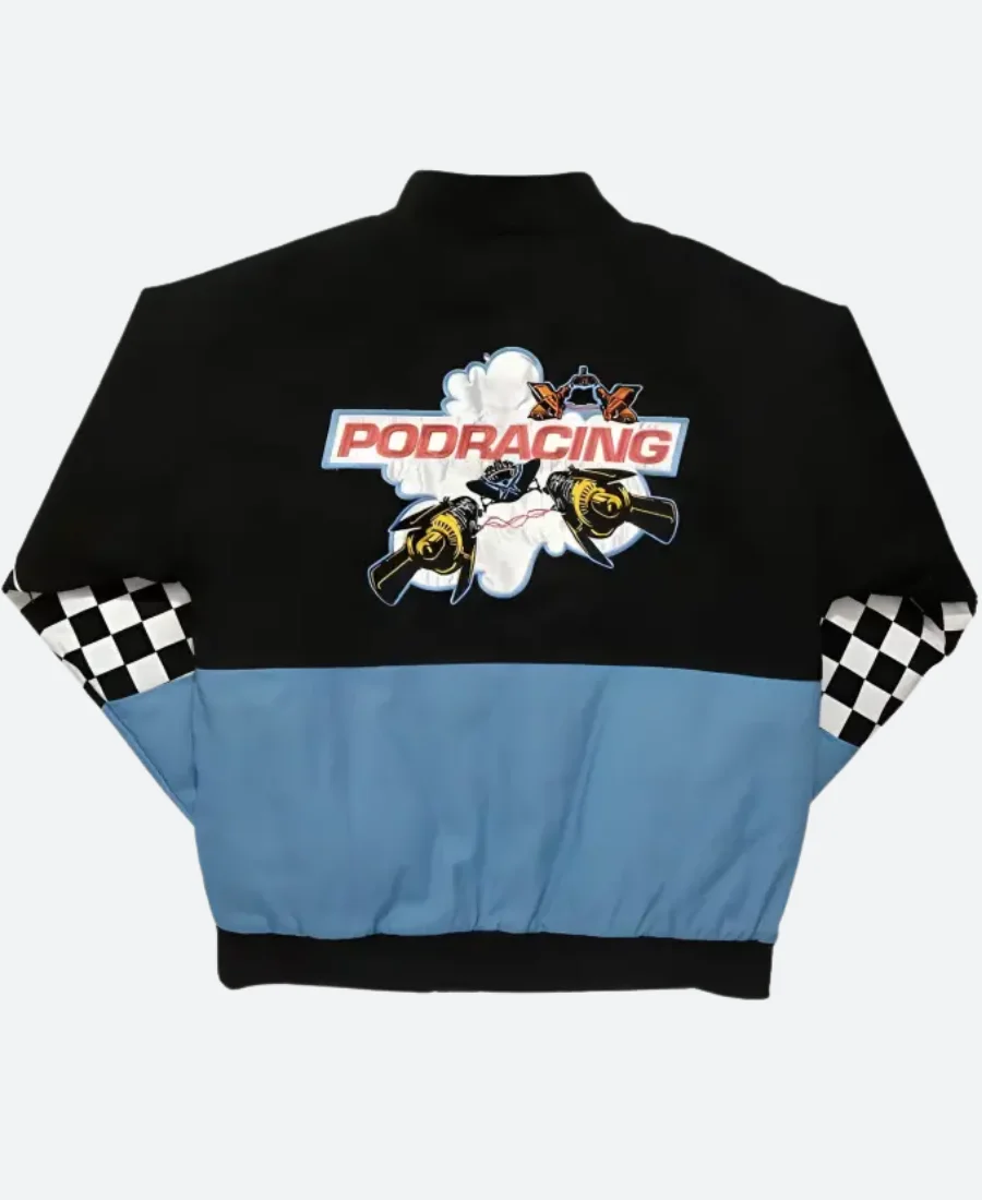Stars Wars Tatooine Podracing Racing Jacket BAck IMage