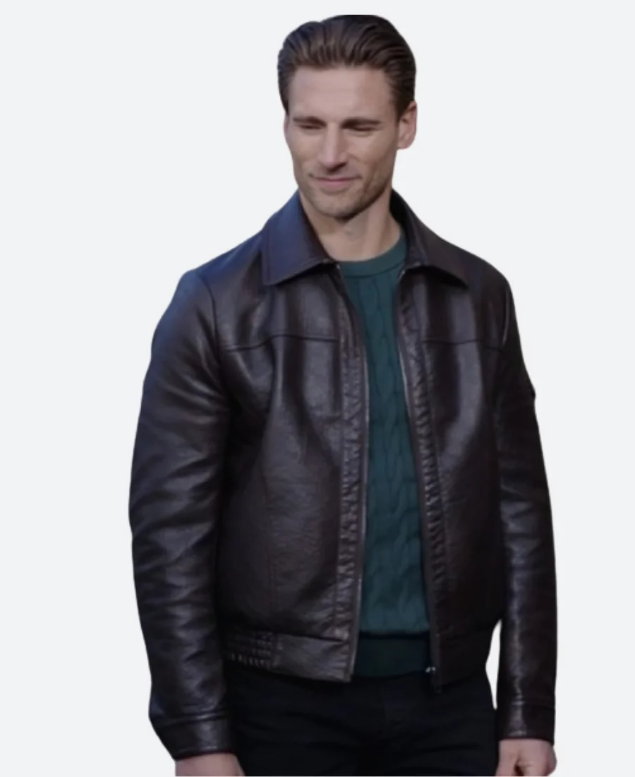 The Reluctant Royal Johnny Payne Leather Jacket Front Image