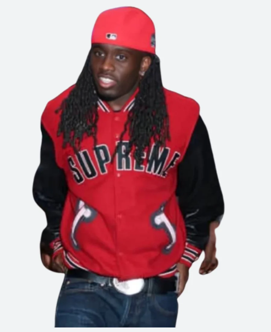 The Tonight Show Kai Cenat Letterman Varsity Jacket Actor Image