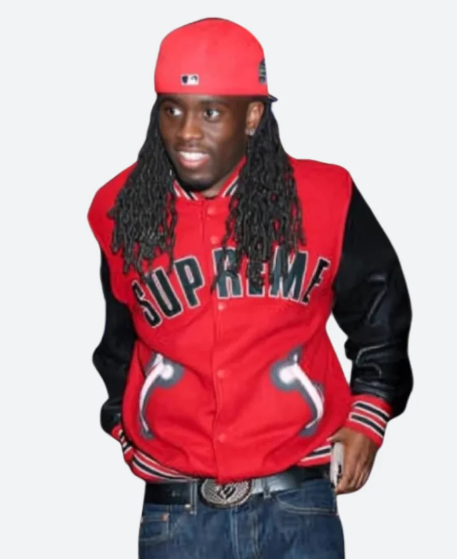 The Tonight Show Kai Cenat Letterman Varsity JacketFront Image