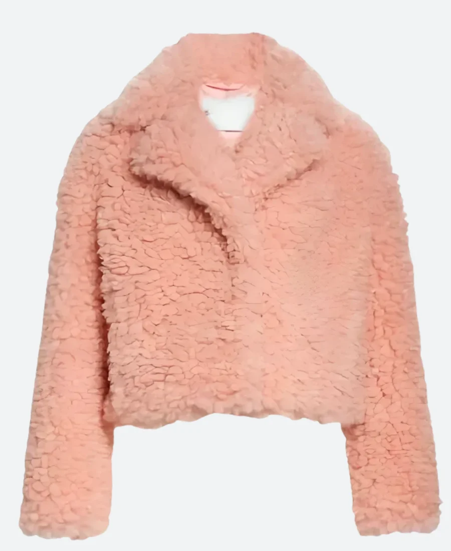 Wednesday Enid Sinclair Fur Jacket Front Image