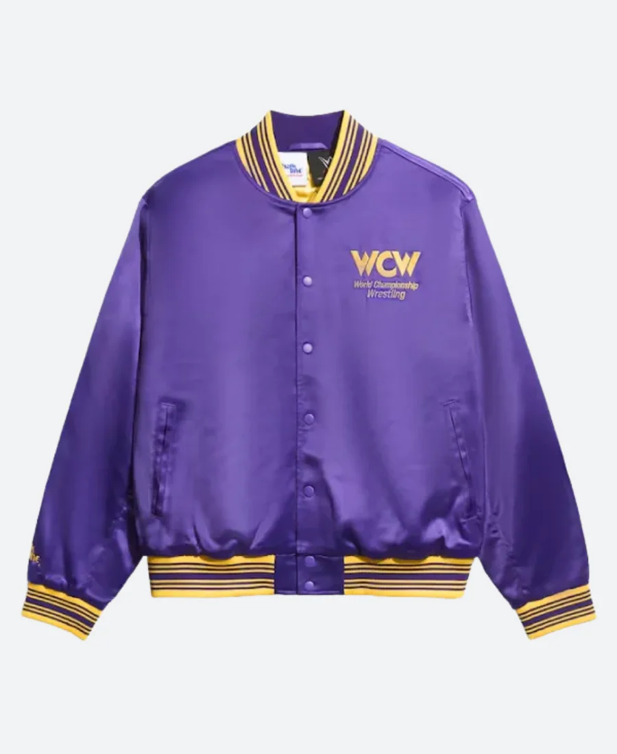 World Championship Wrestling Letterman Varsity Jacket Front Image