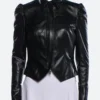 After Midnight Taylor Tomlinson Leather Jacket Front Image