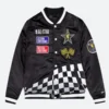 All-Star Game 2024 X EASTERN CONFRENCE & WESTERN CONFRENCE Varsity Jacket Front Image